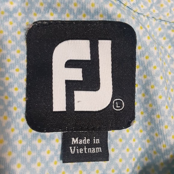 FootJoy Men's Golf Polo Shirt in Size L - Picture 5 of 5